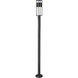 Luca LED 95.5 inch Black Outdoor Post Mounted Fixture