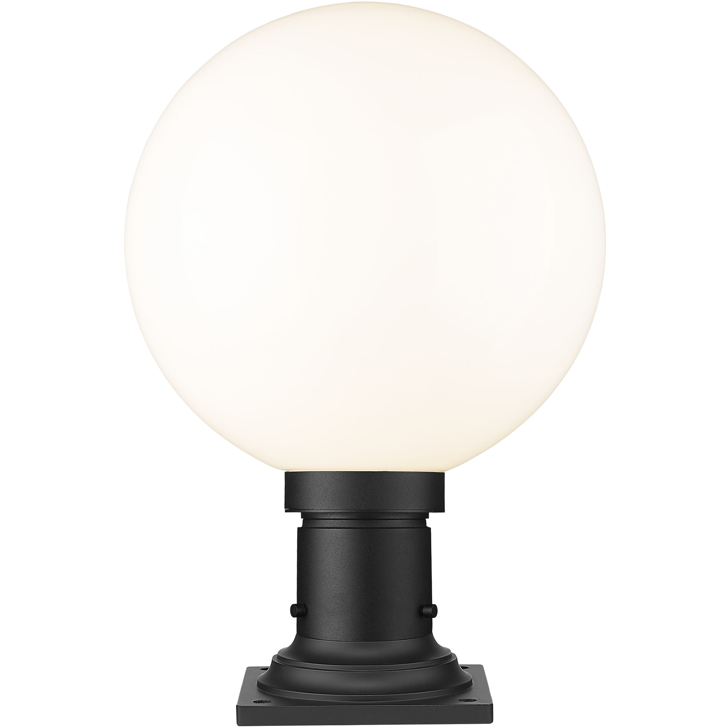 Laurent 1 Light 17.75 inch Black Outdoor Pier Mounted Fixture