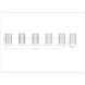 Burk 5 Light 38 inch Chrome Bath Vanity Light Wall Light