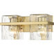 Bennington 2 Light 14.25 inch Modern Gold Vanity Wall Light