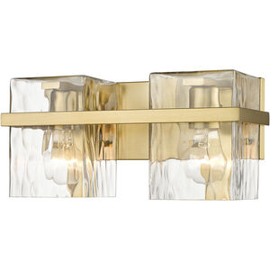Bennington 2 Light 14.25 inch Modern Gold Vanity Wall Light