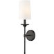 Emily Wall Sconce Wall Light in Matte Black