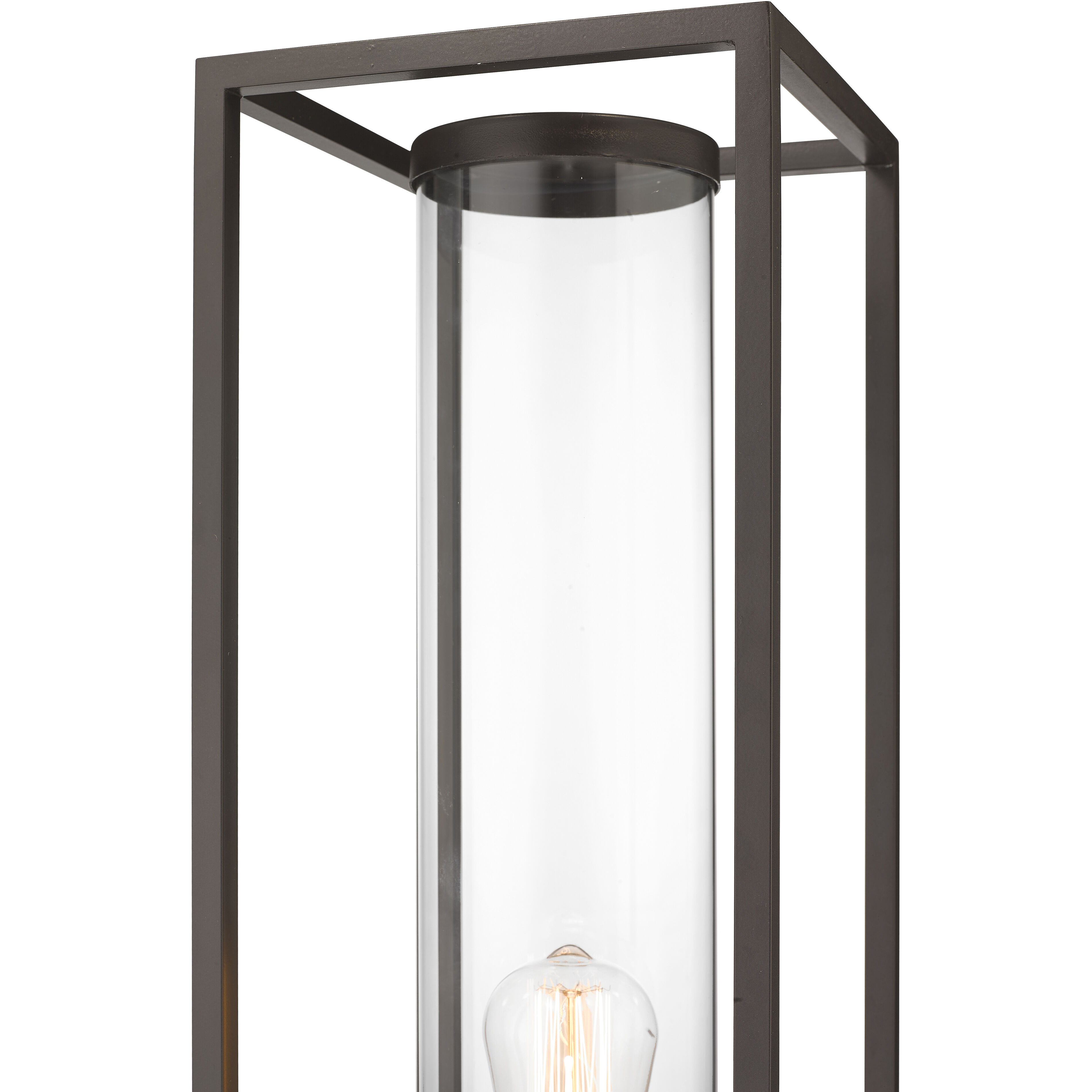 Dunbroch 1 Light 28.75 inch Deep Bronze and Outdoor Brass Outdoor Pier Mounted Fixture