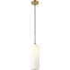 Monty 1 Light 5.25 inch Heritage Brass Pendant Ceiling Light