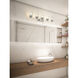 Jacqueline 5 Light 40.25 inch Brushed Nickel Bathroom Vanity Wall Light