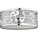 Opal 3 Light 14 inch Chrome Flush Mount Ceiling Light