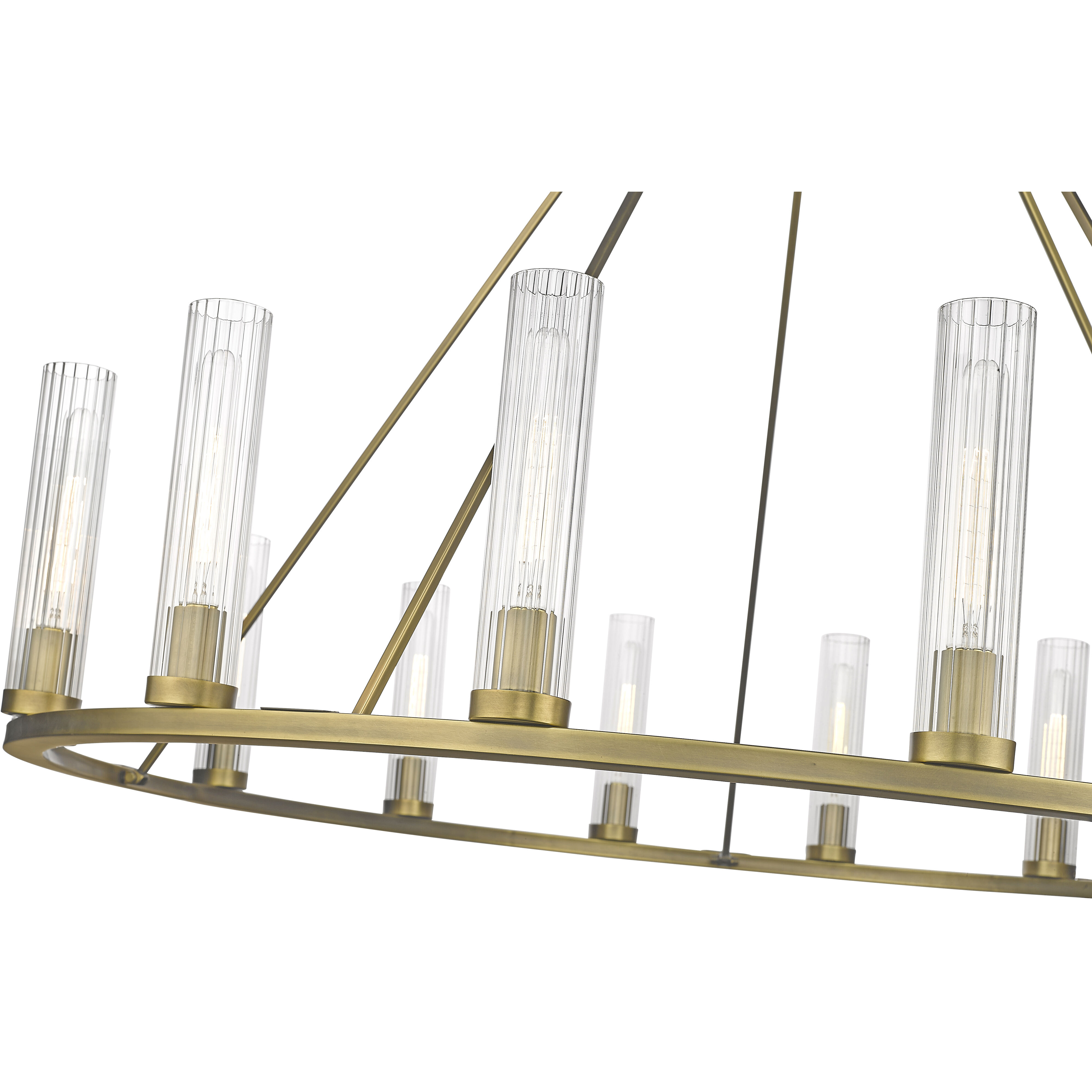 ぶるー Z-Lite 3031-15RB Beau 15 Light 60 inch Rubbed Brass