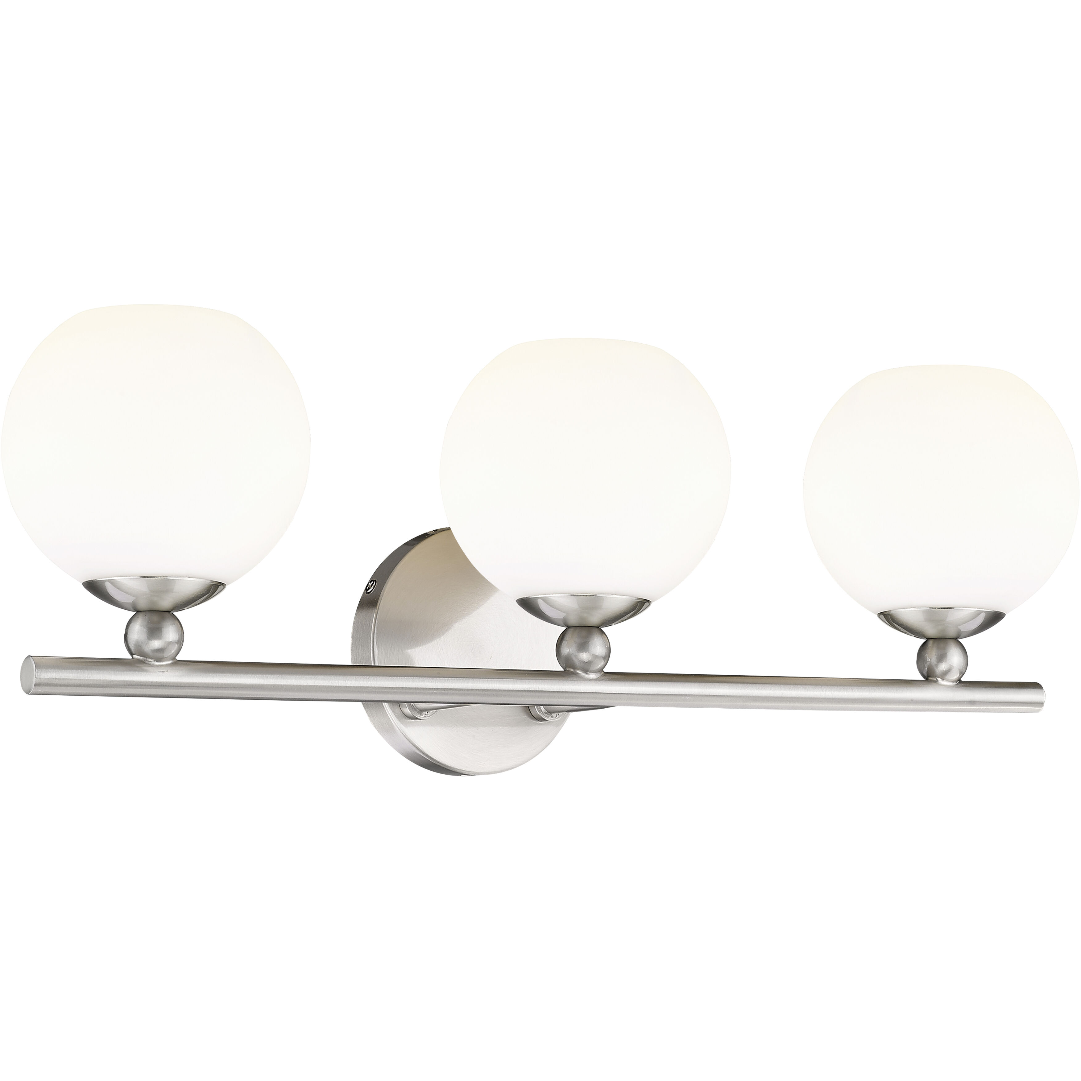 Neoma 3 Light 21.75 inch Brushed Nickel Vanity Wall Light