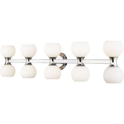 Artemis 10 Light 45 inch Chrome Vanity Wall Light