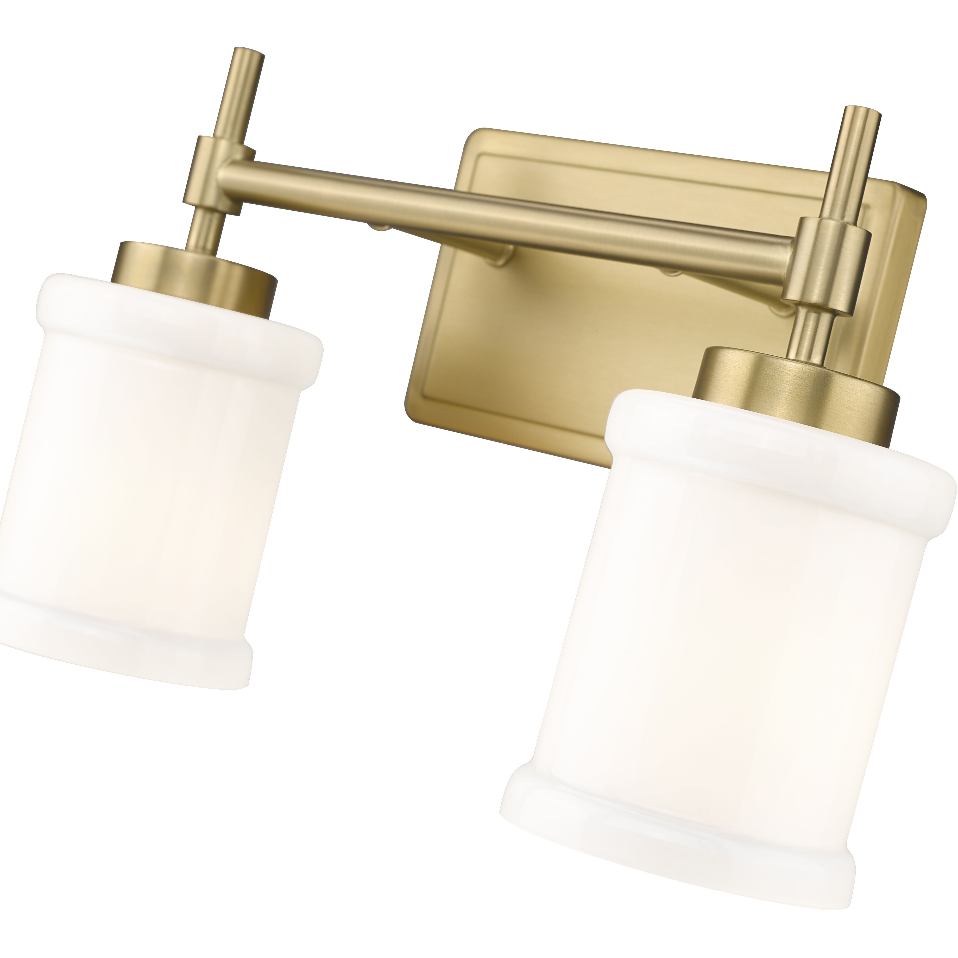 Cadoc 2 Light 15 inch Modern Gold Bath Vanity Light Wall Light