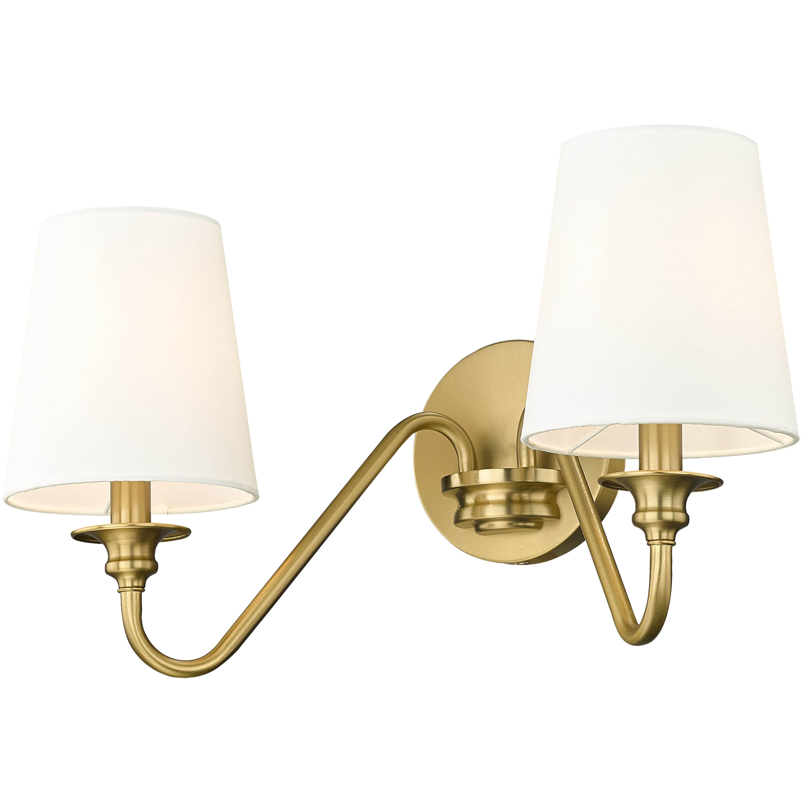 Gianna 2 Light 20 inch Modern Gold Wall Sconce Wall Light