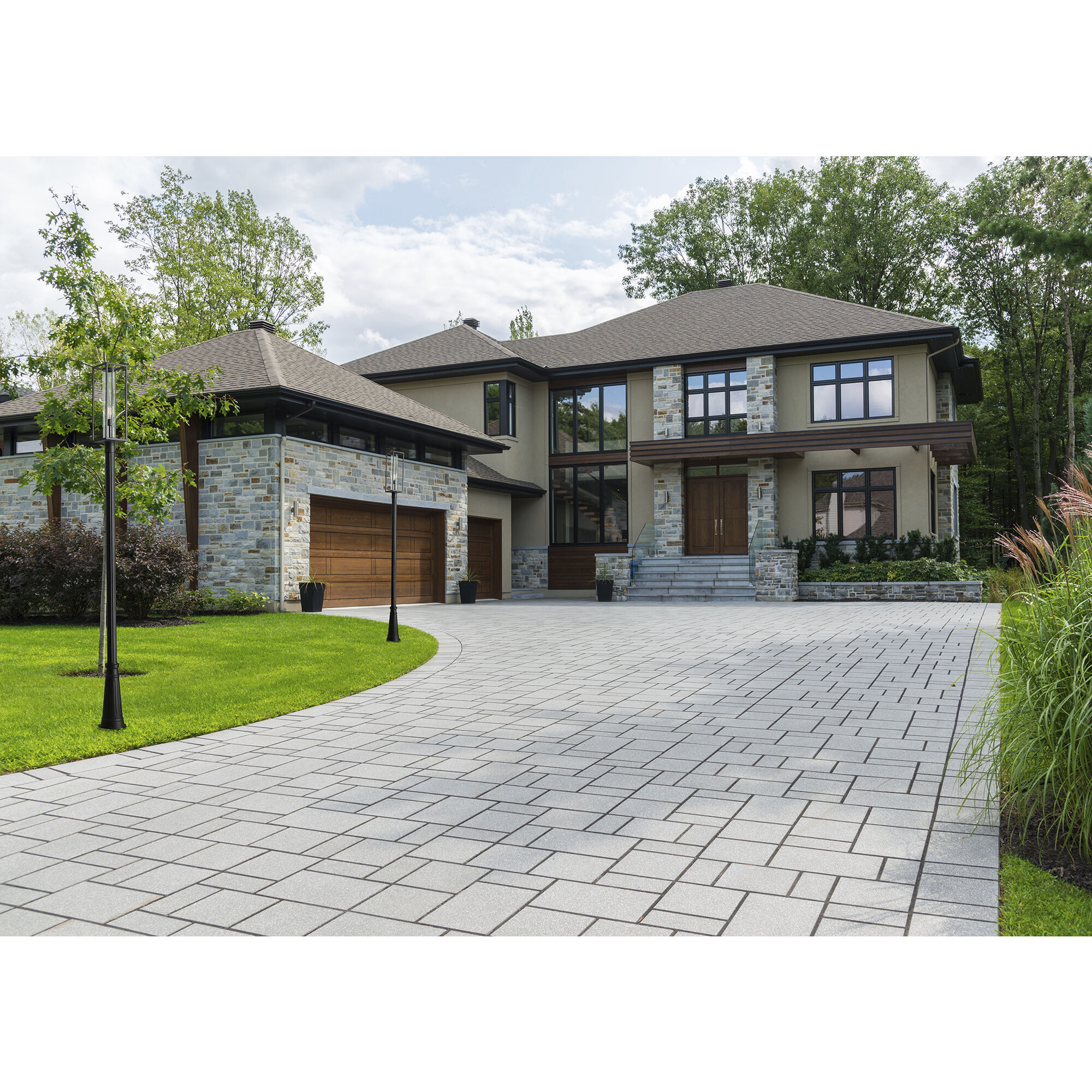 Dunbroch 1 Light 121.75 inch Black Outdoor Post Mounted Fixture