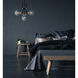 Parsons 4 Light 22 inch Matte Black and Brushed Nickel Chandelier Ceiling Light