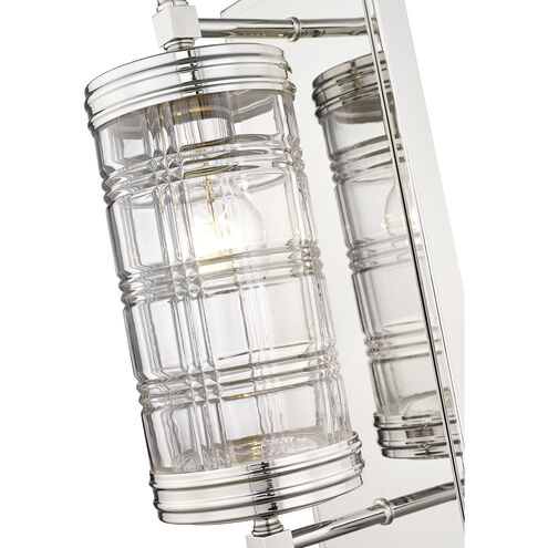 Archer 1 Light 6 inch Polished Nickel Wall Sconce Wall Light