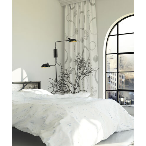 Bellamy 2 Light 62.75 inch Matte Black Wall Sconce Wall Light