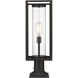 Dunbroch 1 Light 23.75 inch Black Outdoor Pier Mounted Fixture