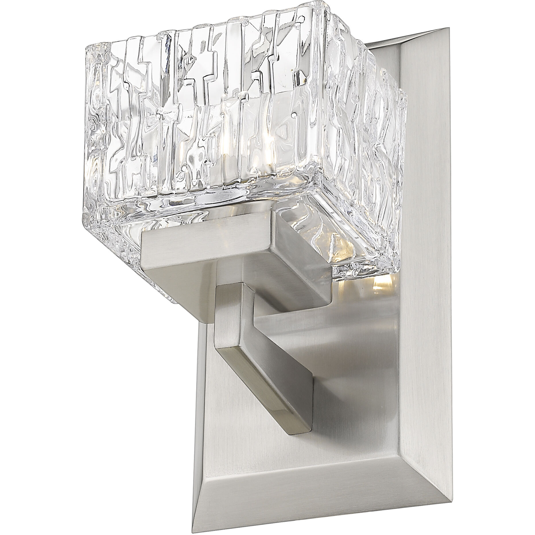 Rubicon 1 Light 4.75 inch Brushed Nickel Wall Sconce Wall Light in G9