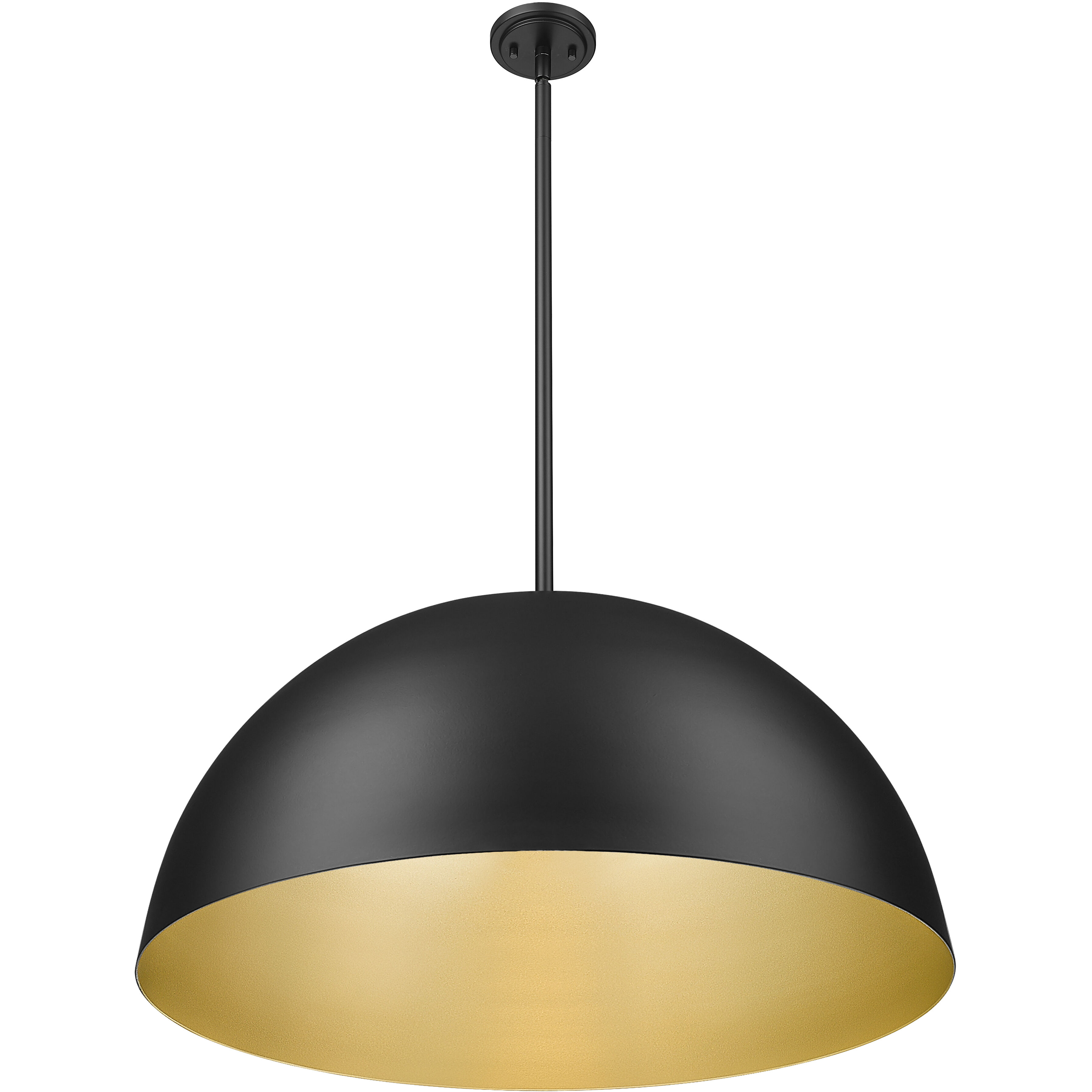 Vega Pendant Ceiling Light in Matte Black