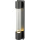 Striate Outdoor Wall Light in Black