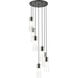 Alton 7 Light 18 inch Matte Black Chandelier Ceiling Light