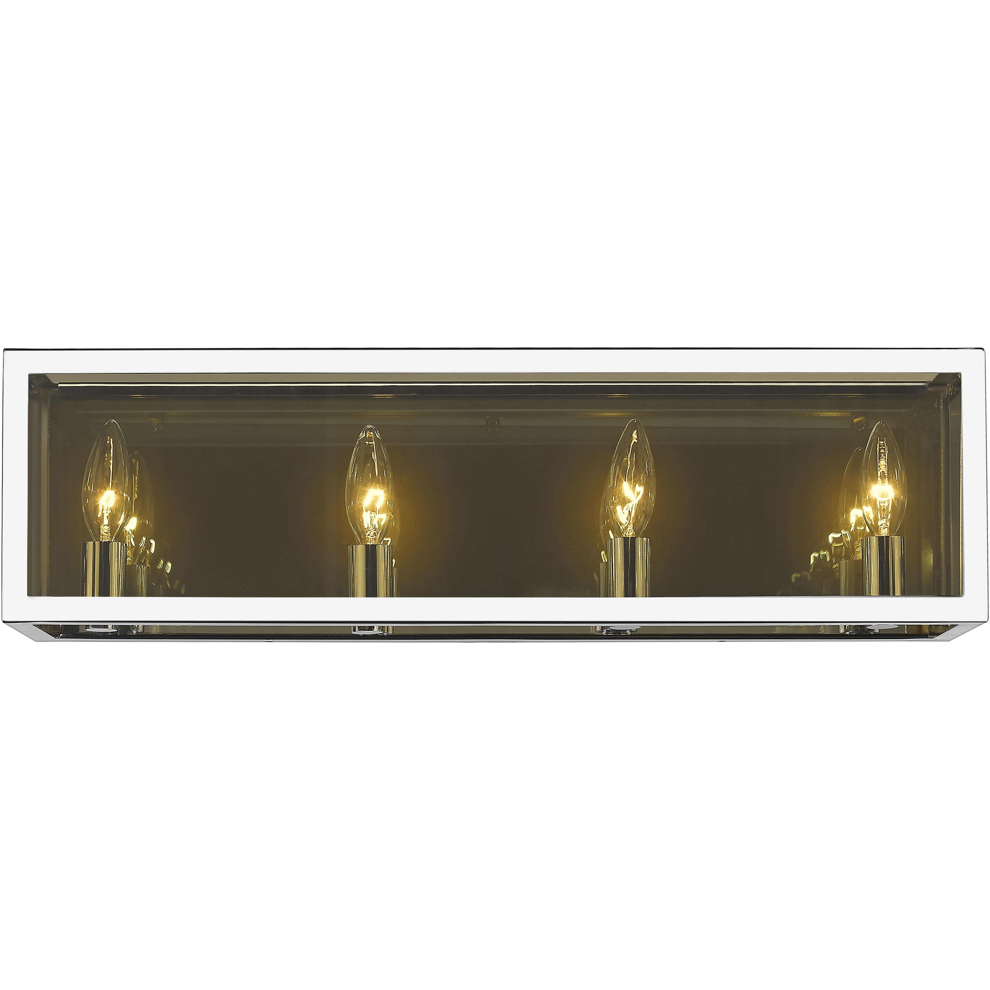 Infinity 4 Light 24 inch Chrome Vanity Wall Light