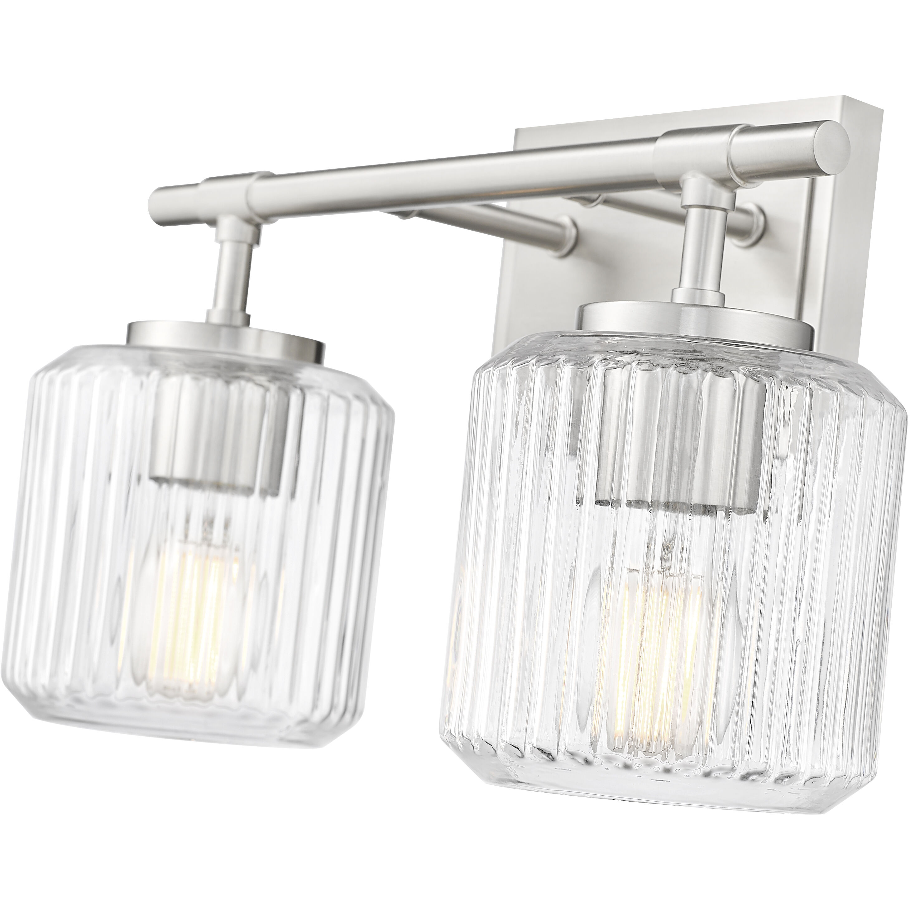 Landon 2 Light 14 inch Brushed Nickel Vanity Wall Light