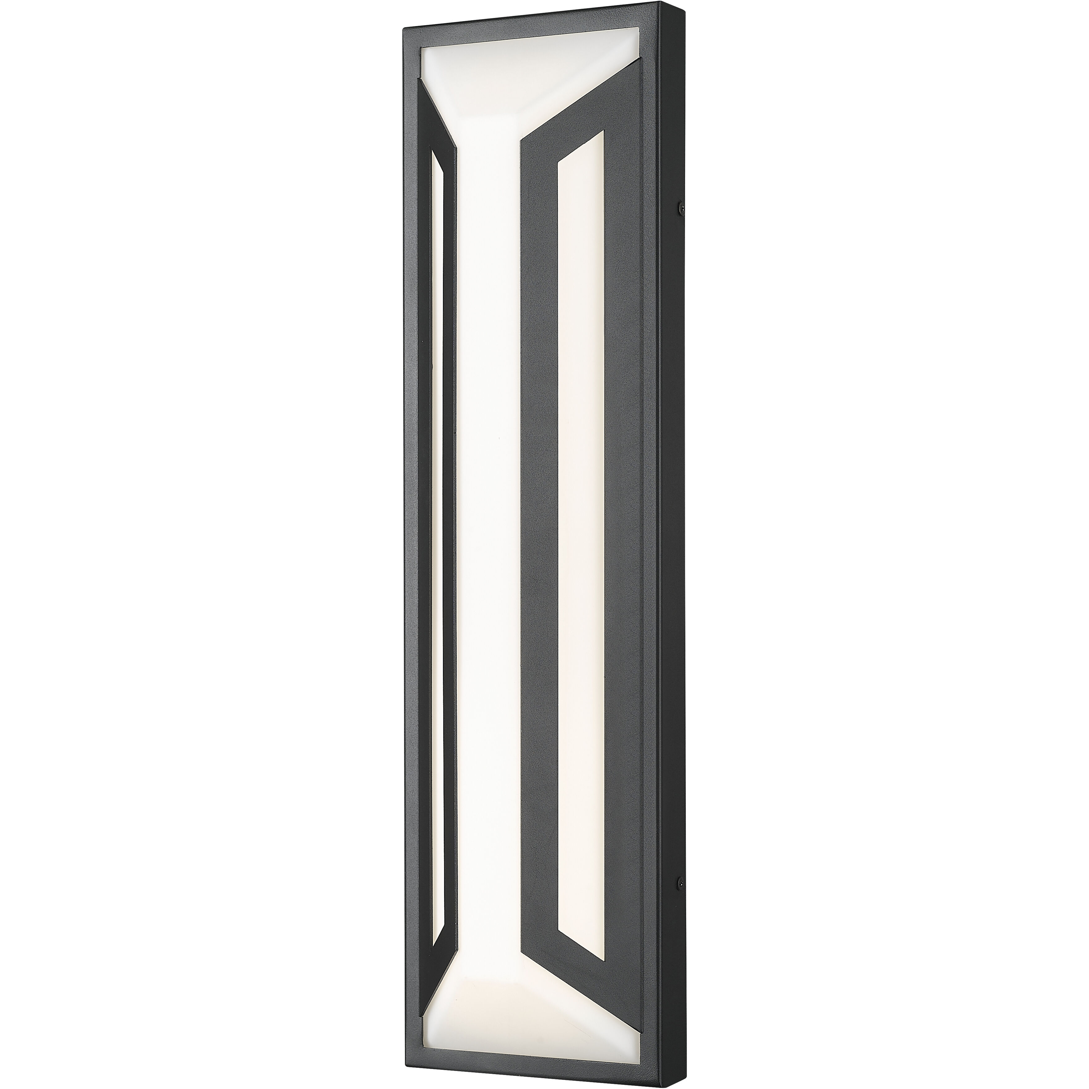 Banff LED 22 inch Sand Black Outdoor Wall Light in Soft Sand Black