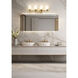 Oren 4 Light 31 inch Modern Gold Bath Vanity Light Wall Light