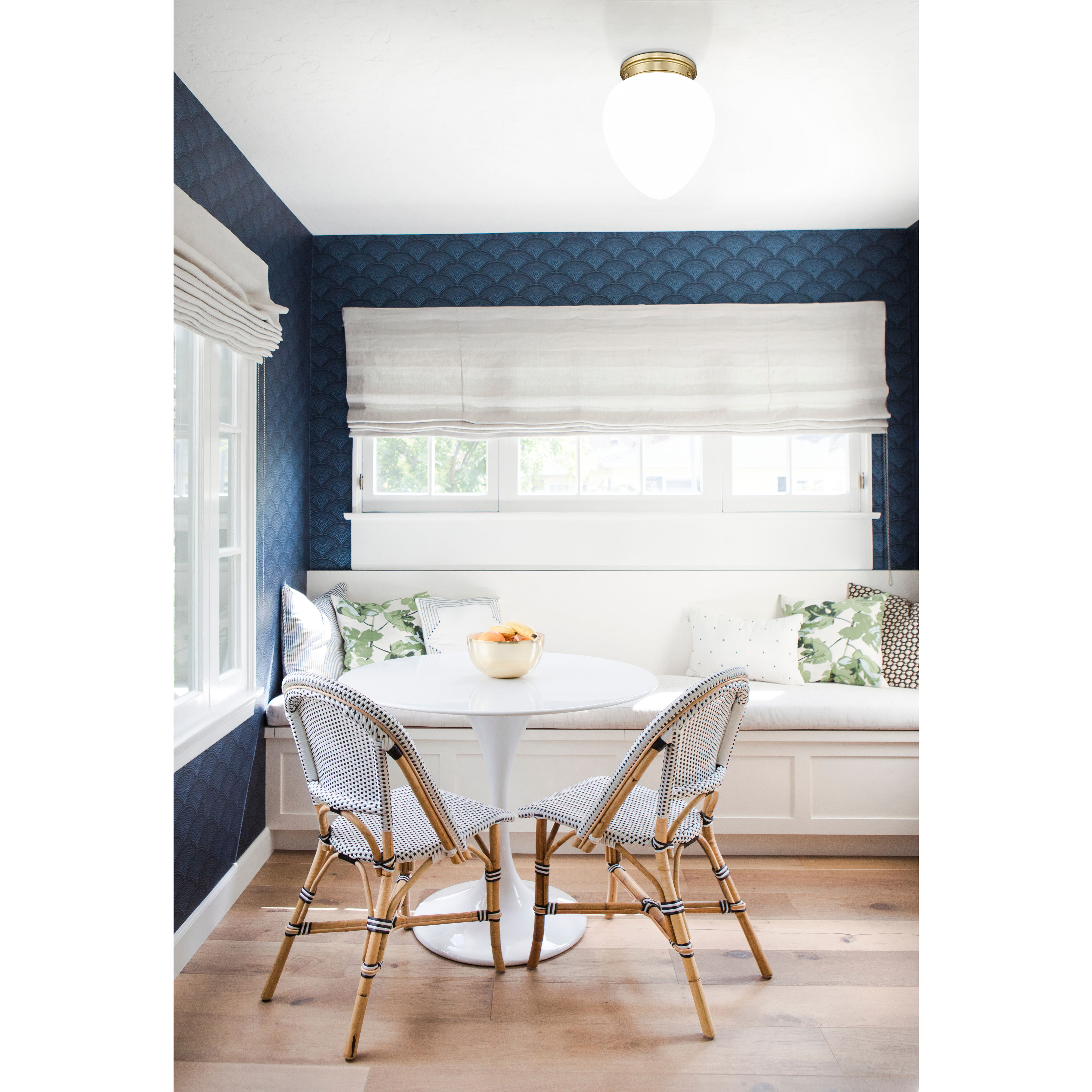 Gideon 1 Light 12.5 inch Modern Gold Flush Mount Ceiling Light