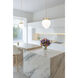 Gideon 1 Light 12.5 inch Modern Gold Pendant Ceiling Light