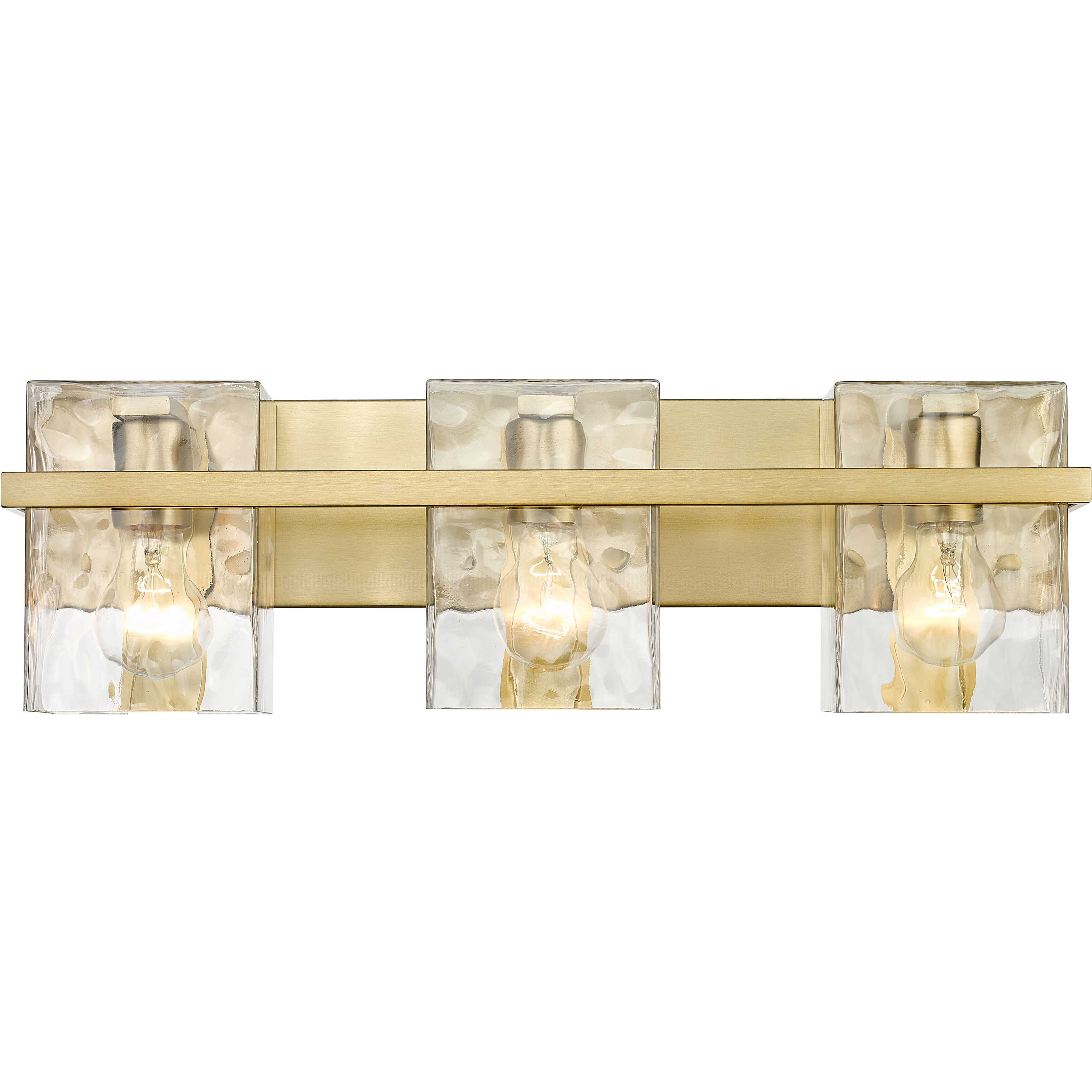 Bennington 3 Light 22.25 inch Modern Gold Vanity Wall Light