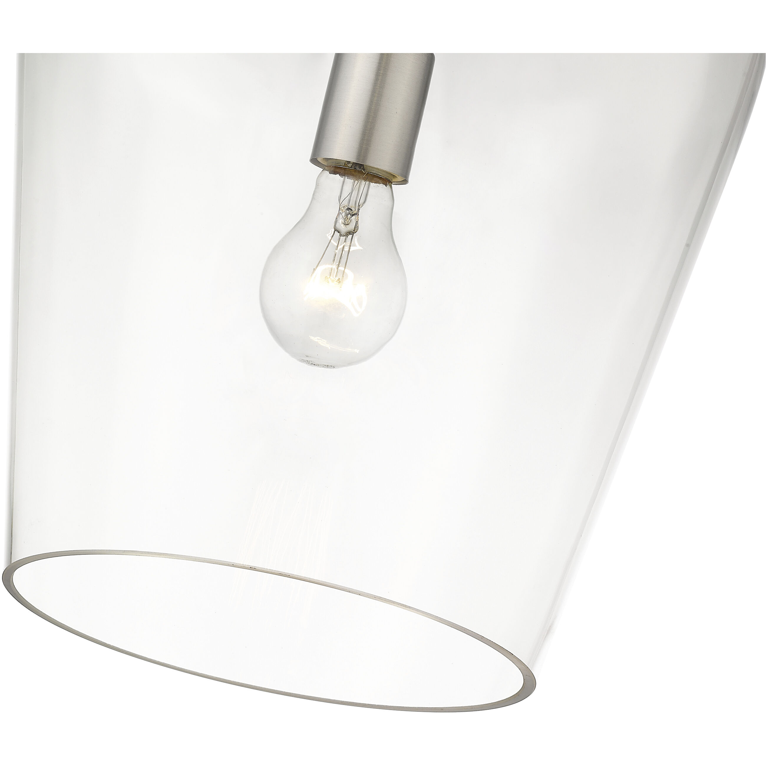 Joliet 1 Light 9 inch Brushed Nickel Pendant Ceiling Light