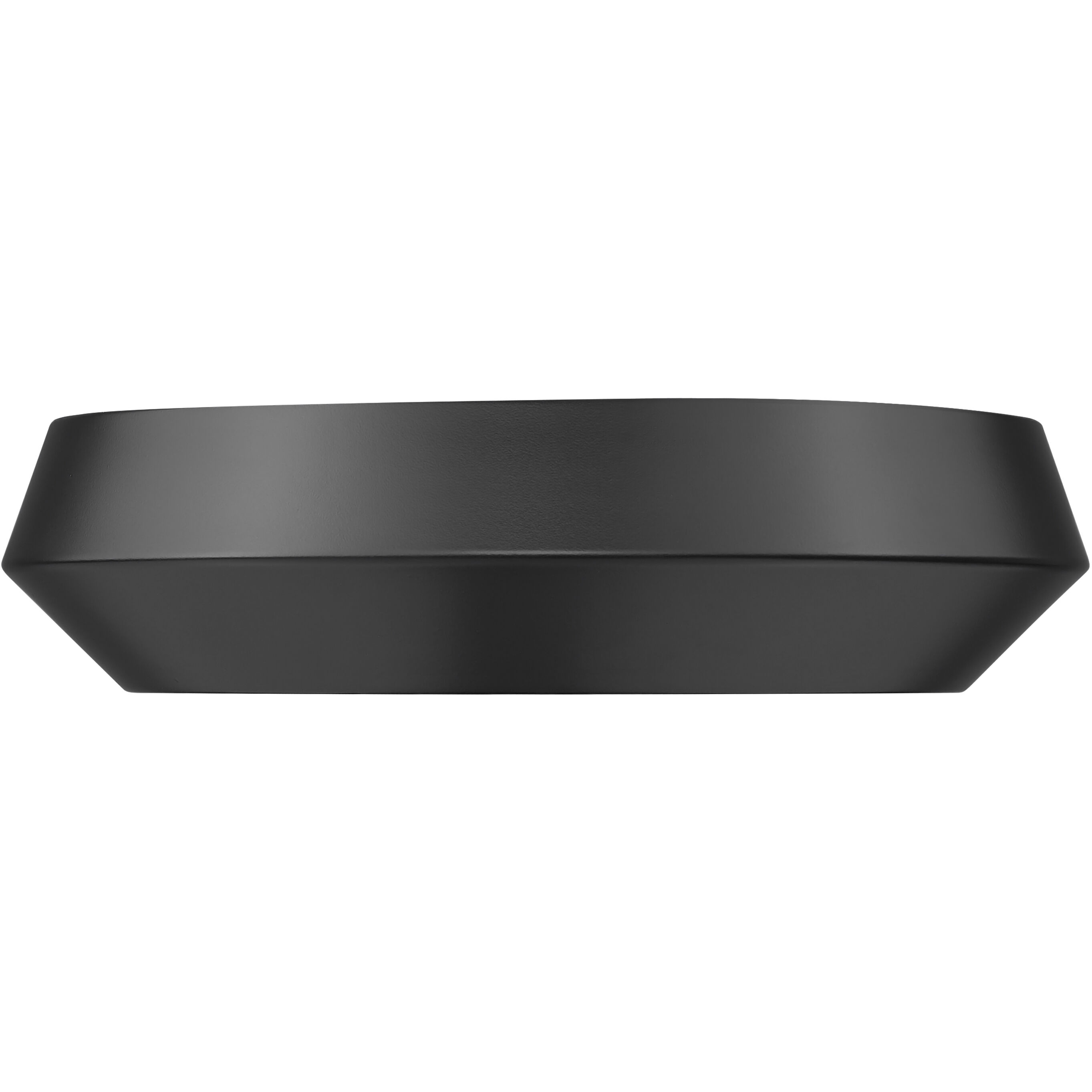 Quasars LED 12 inch Matte Black Flush Mount Ceiling Light