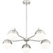 Realm Sphere 5 Light 32 inch Brushed Nickel Chandelier Ceiling Light