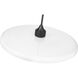 Paloma 1 Light 24 inch Matte Black Pendant Ceiling Light