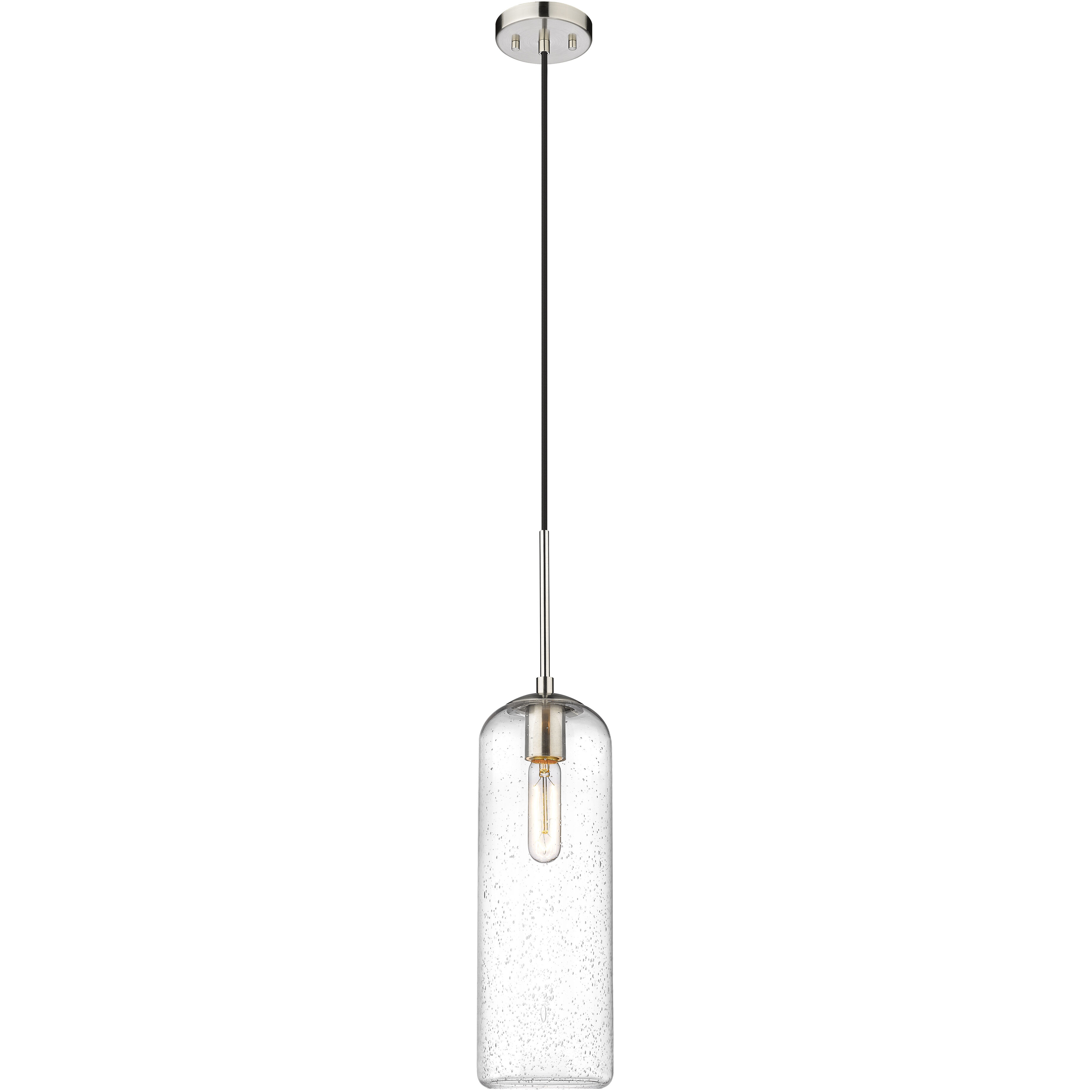 Monty 1 Light 5.25 inch Brushed Nickel Pendant Ceiling Light