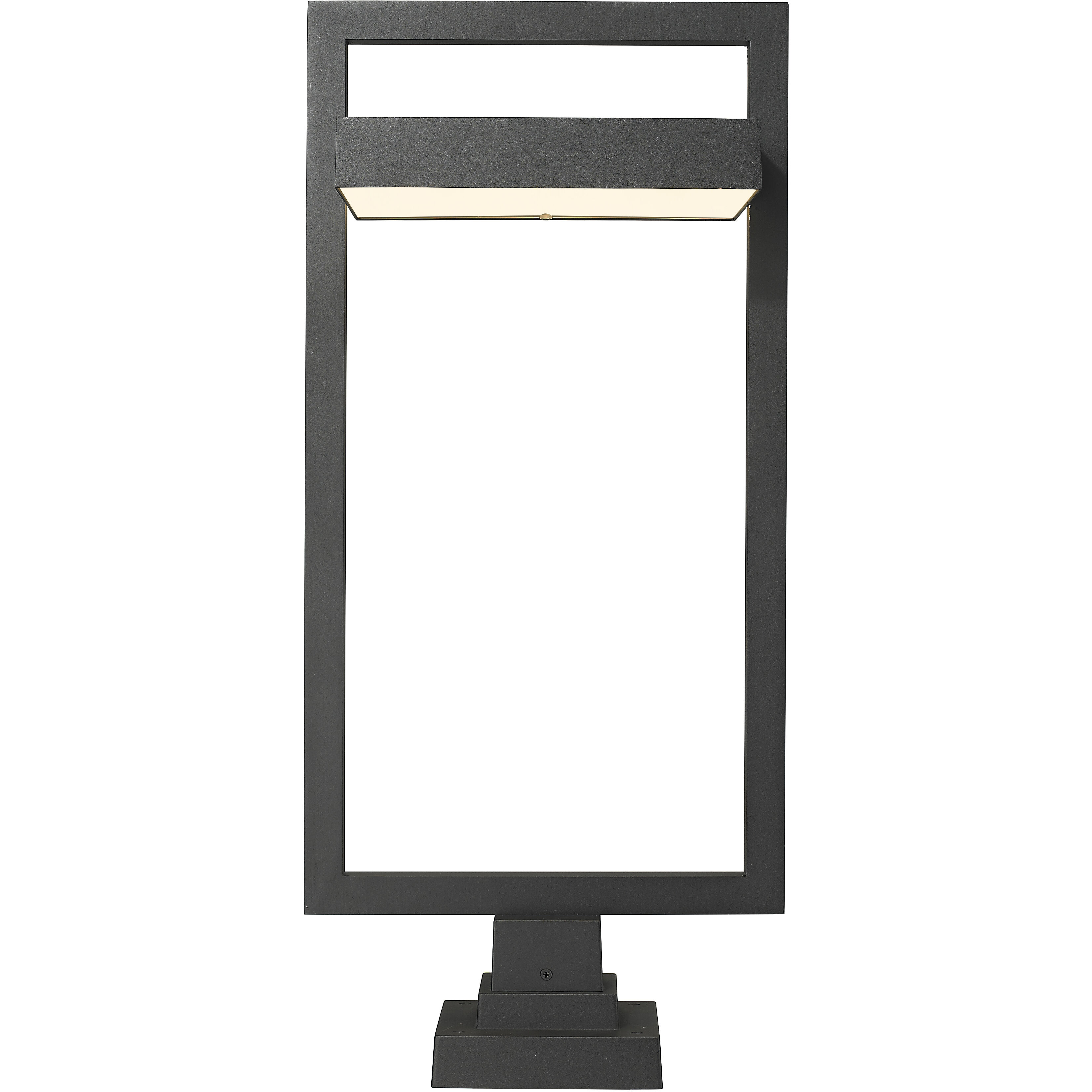 Luttrel LED 31.5 inch Black Outdoor Pier Mounted Fixture