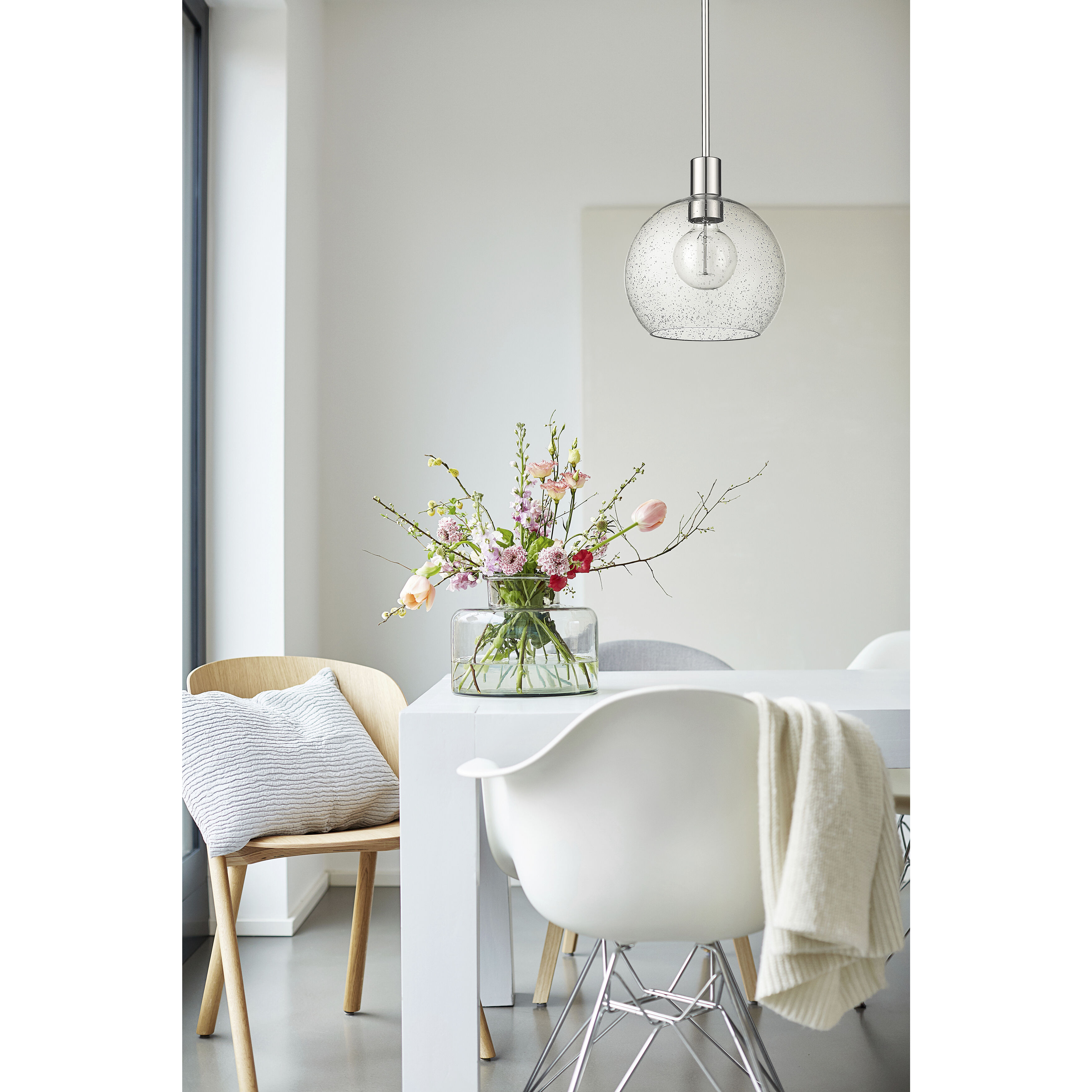 Margo 1 Light 9.75 inch Polished Nickel Pendant Ceiling Light