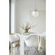 Margo 1 Light 9.75 inch Polished Nickel Pendant Ceiling Light