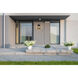 Nuri 1 Light 13.5 inch Black Outdoor Wall Light