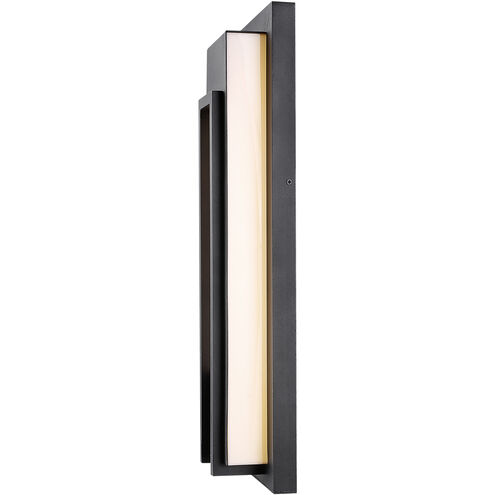 Keaton LED 24 inch Black Outdoor Wall Light