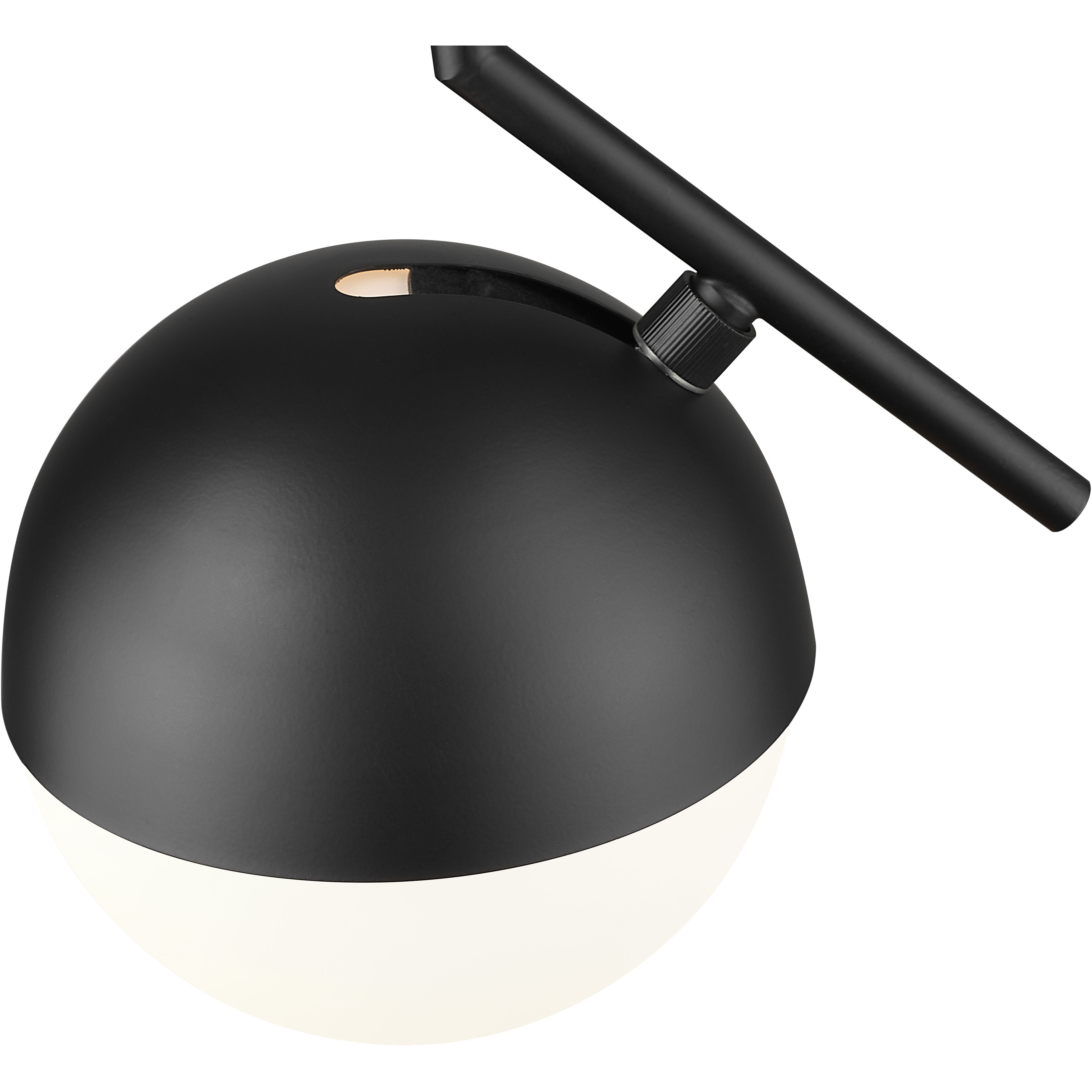 Realm Sphere 1 Light 8.5 inch Matte Black Pendant Ceiling Light