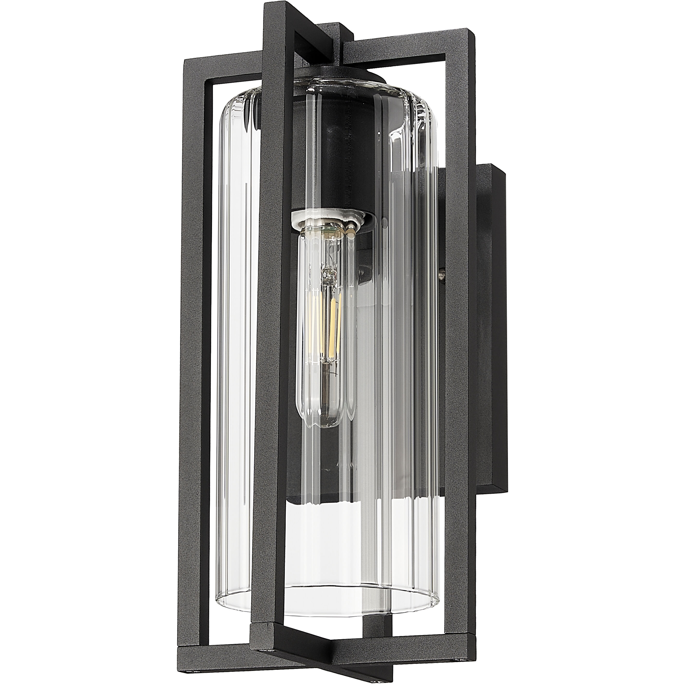 Aura Outdoor Wall Light in Black, G9