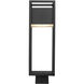 Barwick LED 19.75 inch Black Outdoor Post Mount Fixture