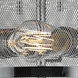 Meshsmith 3 Light 18 inch Chrome Flush Mount Ceiling Light in Chrome Steel