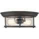 Sonna 2 Light 13.5 inch Bronze Flush Mount Ceiling Light
