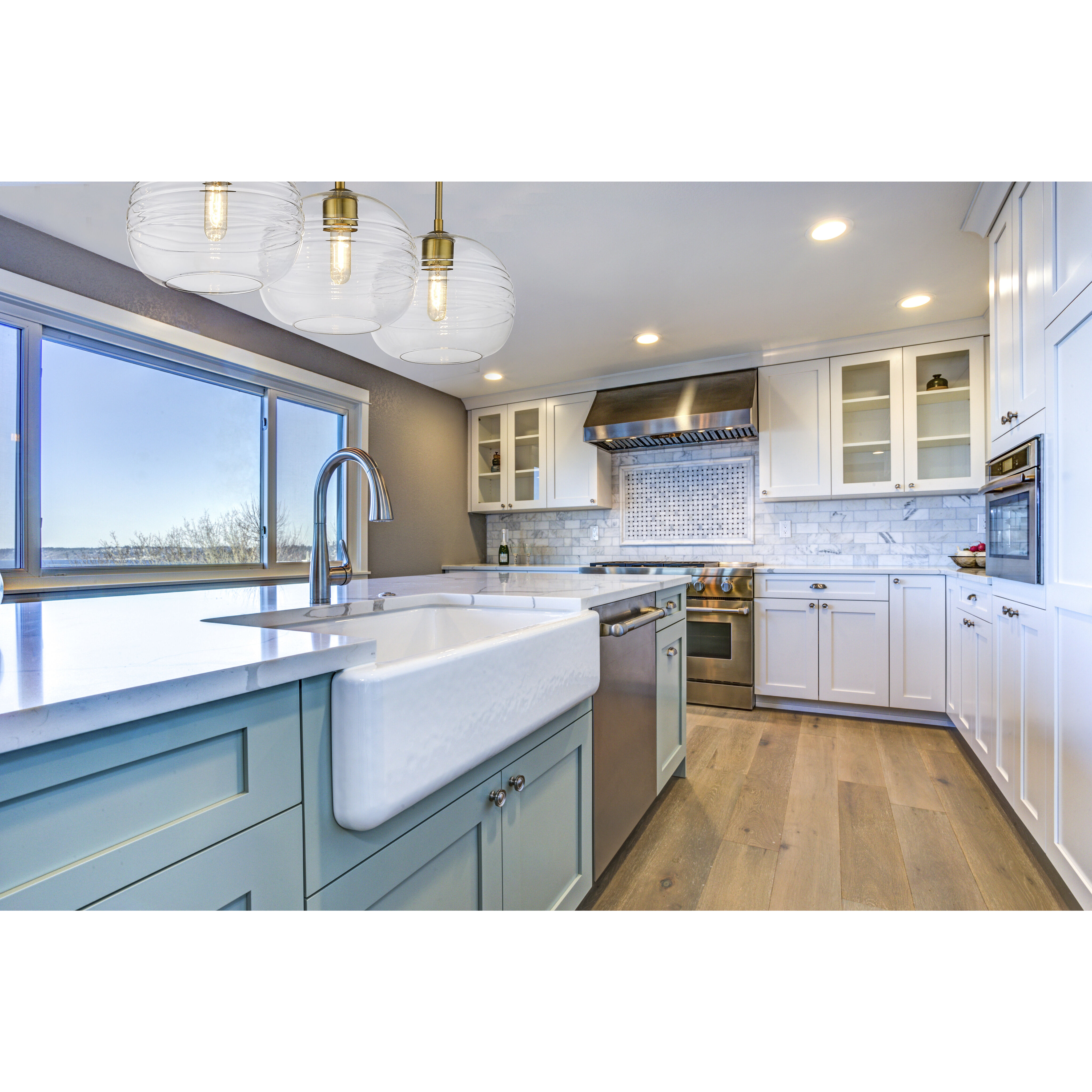 Harmony 3 Light 36 inch Olde Brass Linear Chandelier Ceiling Light