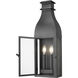 Toulouse 2 Light 22 inch Sand Black Outdoor Wall Light