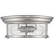 Sonna 2 Light 13.5 inch Brushed Nickel Flush Mount Ceiling Light