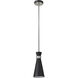 Soriano 1 Light 5.5 inch Matte Black and Brushed Nickel Pendant Ceiling Light